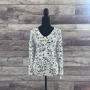 Motherhood Maternity Ribbed Long-sleeve Maternity Top